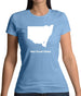 New South Wales Silhouette Womens T-Shirt New South Wales Silhouette Womens T-Shirt