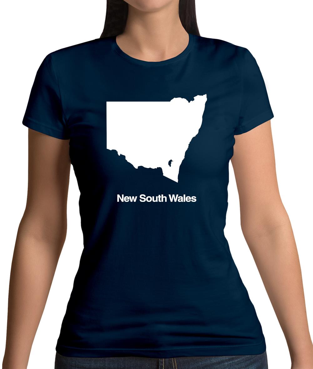 New South Wales Silhouette Womens T-Shirt New South Wales Silhouette Womens T-Shirt