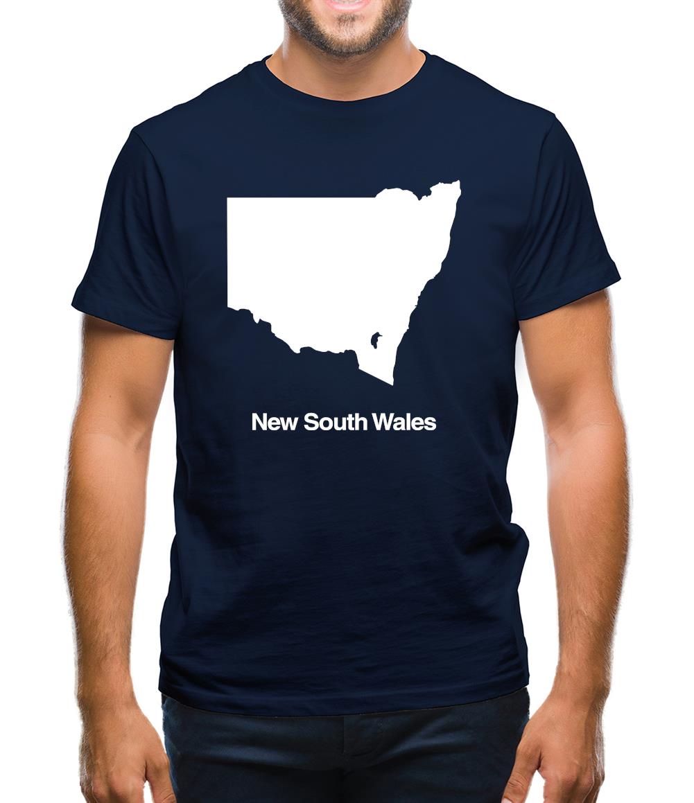New South Wales Silhouette Mens T-Shirt New South Wales Silhouette Mens T-Shirt