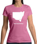 New South Wales Silhouette Womens T-Shirt New South Wales Silhouette Womens T-Shirt