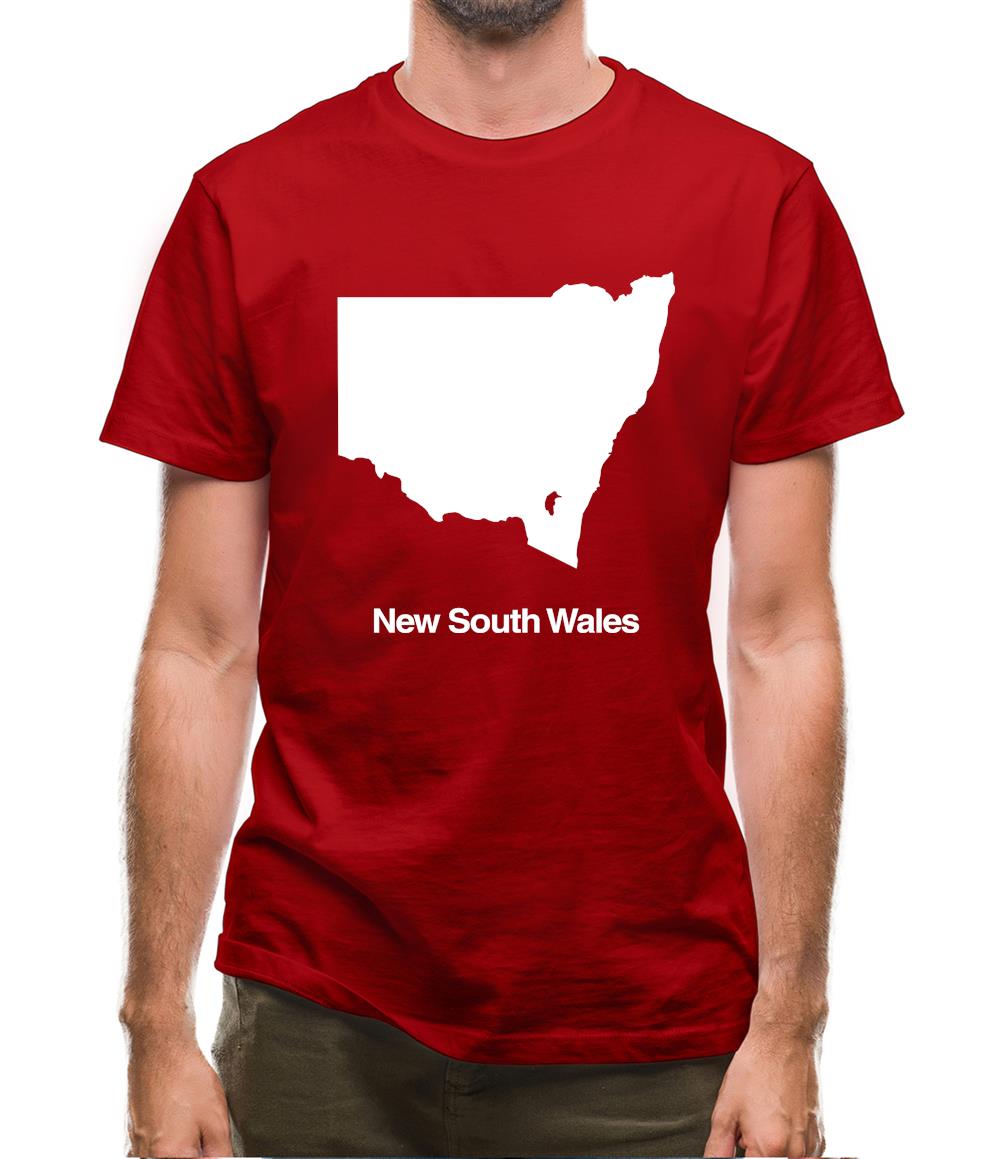 New South Wales Silhouette Mens T-Shirt New South Wales Silhouette Mens T-Shirt