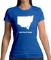 New South Wales Silhouette Womens T-Shirt New South Wales Silhouette Womens T-Shirt