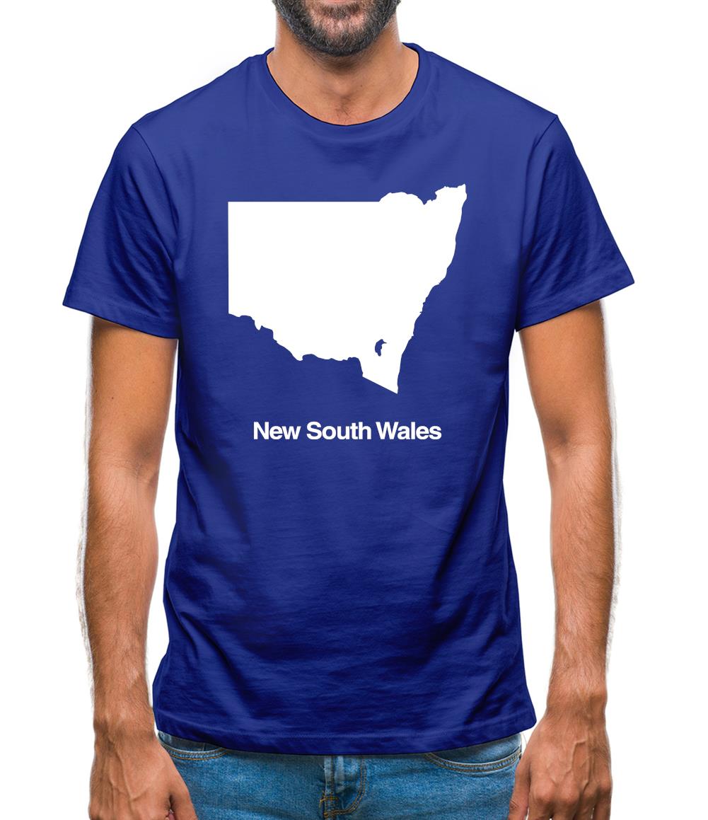 New South Wales Silhouette Mens T-Shirt New South Wales Silhouette Mens T-Shirt