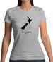 New Zealand Silhouette Womens T-Shirt New Zealand Silhouette Womens T-Shirt