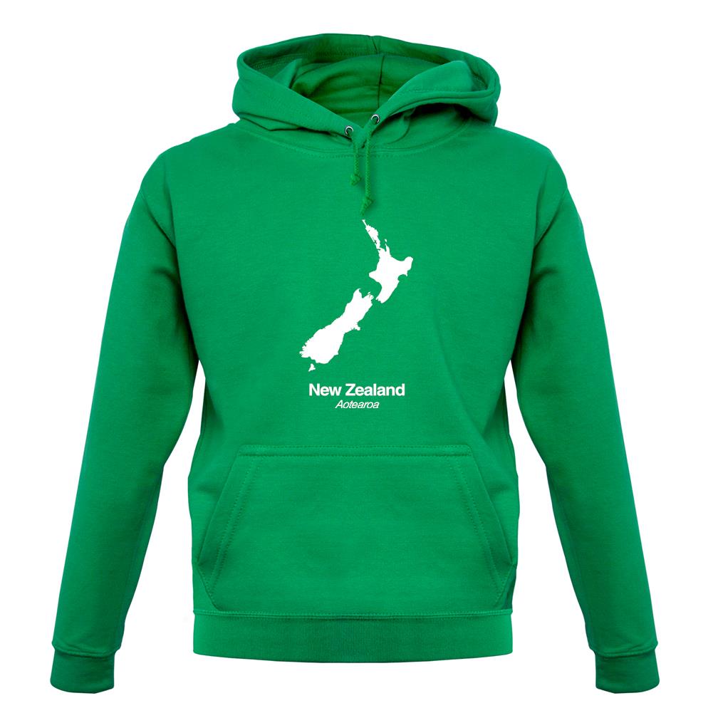 New Zealand Silhouette unisex hoodie New Zealand Silhouette unisex hoodie