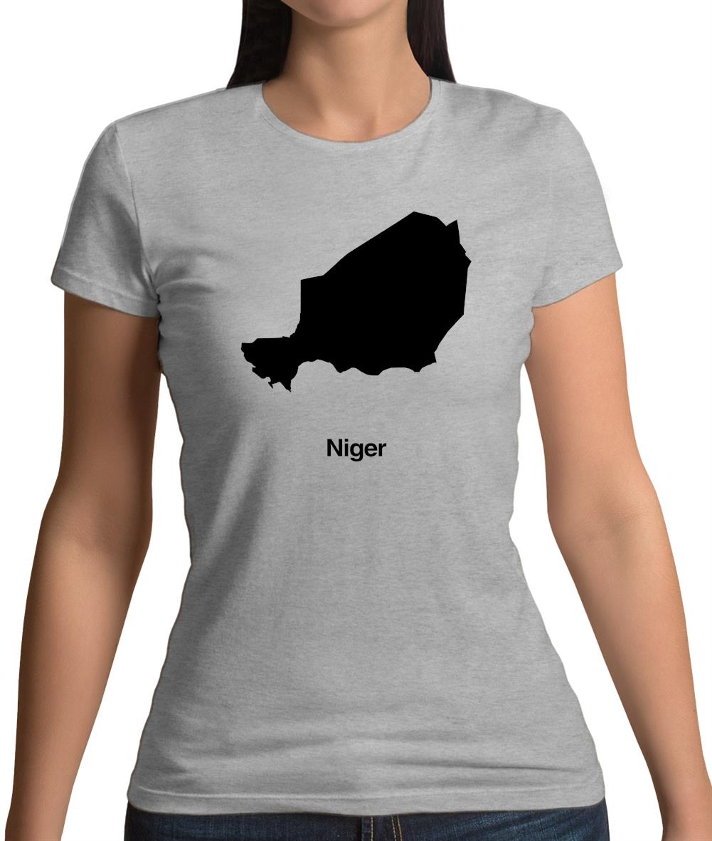 Niger Silhouette Womens T-Shirt Niger Silhouette Womens T-Shirt