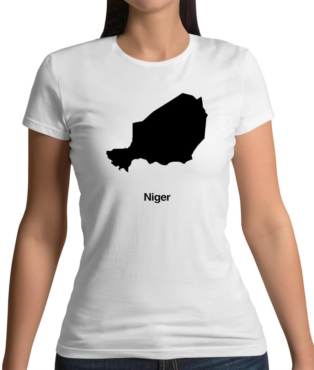 Niger Silhouette Womens T-Shirt Niger Silhouette Womens T-Shirt