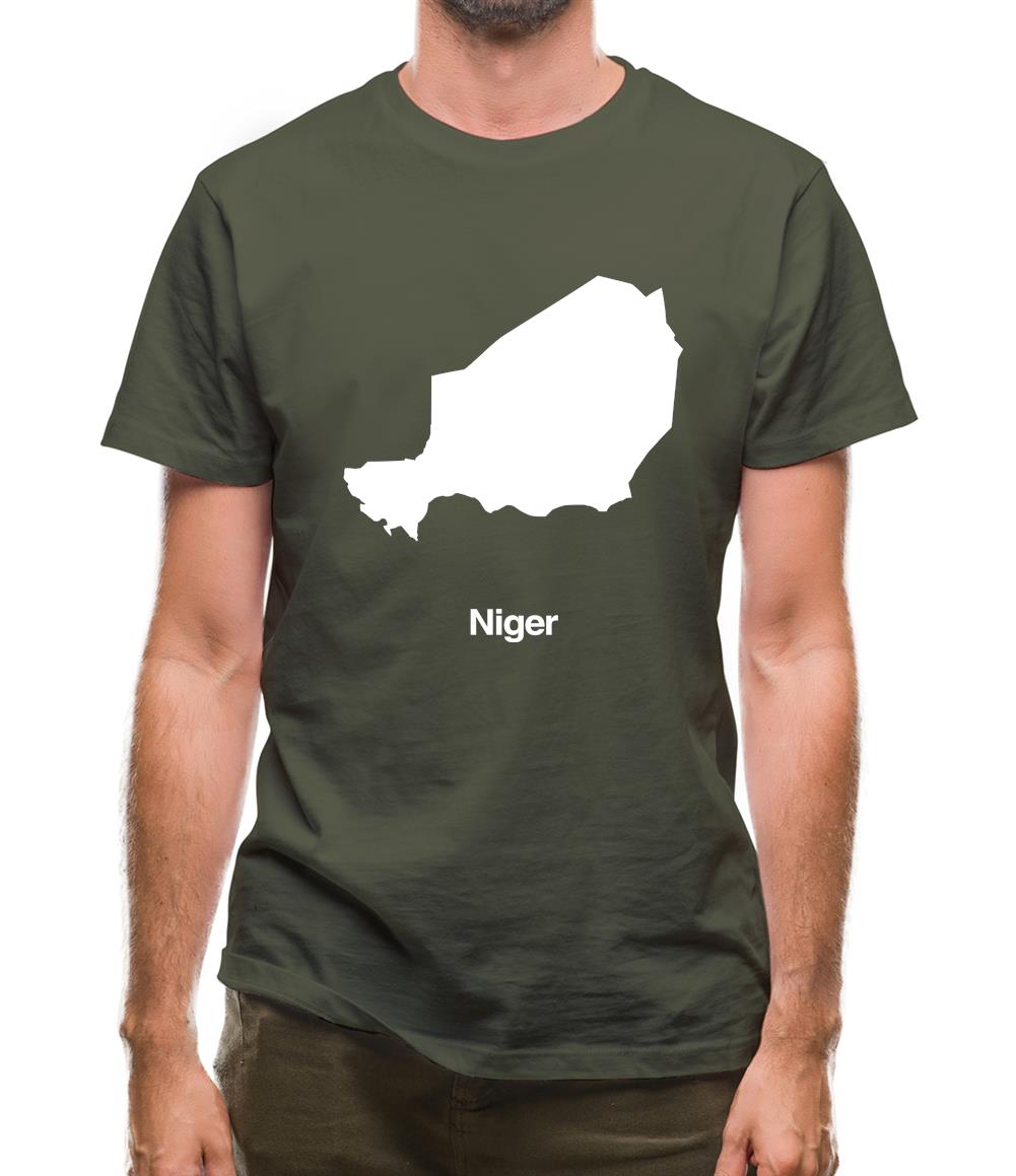 Niger Silhouette Mens T-Shirt Niger Silhouette Mens T-Shirt