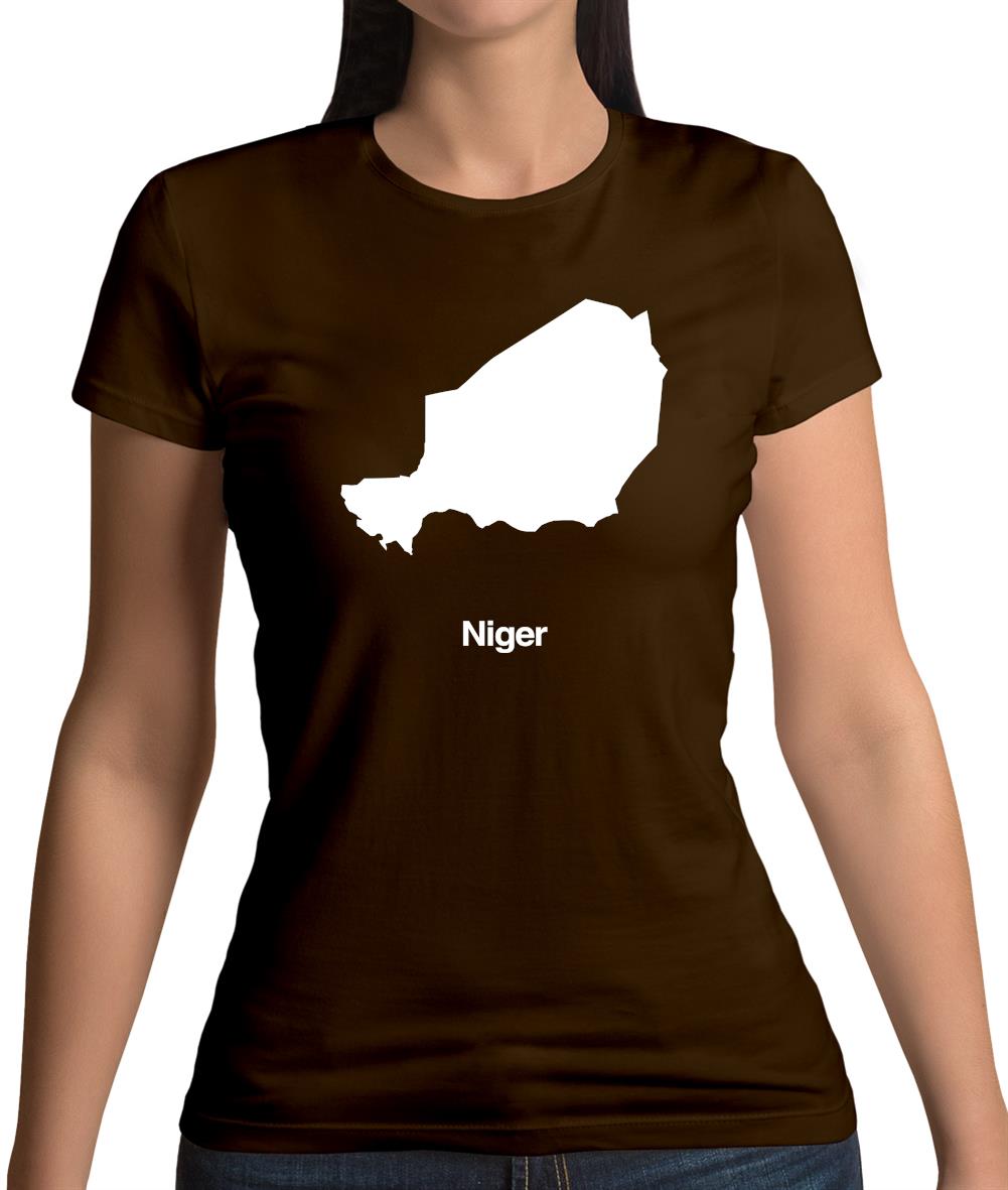 Niger Silhouette Womens T-Shirt