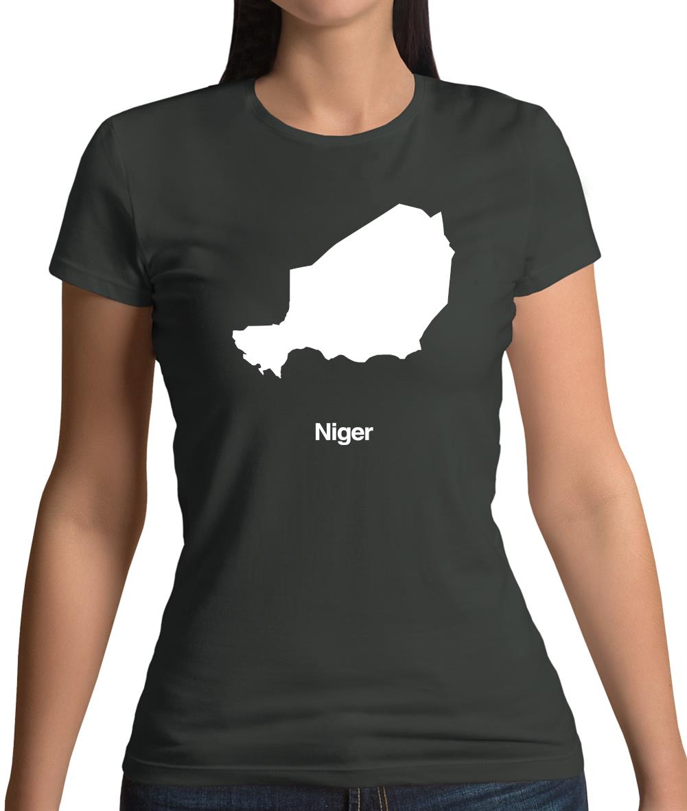 Niger Silhouette Womens T-Shirt Niger Silhouette Womens T-Shirt