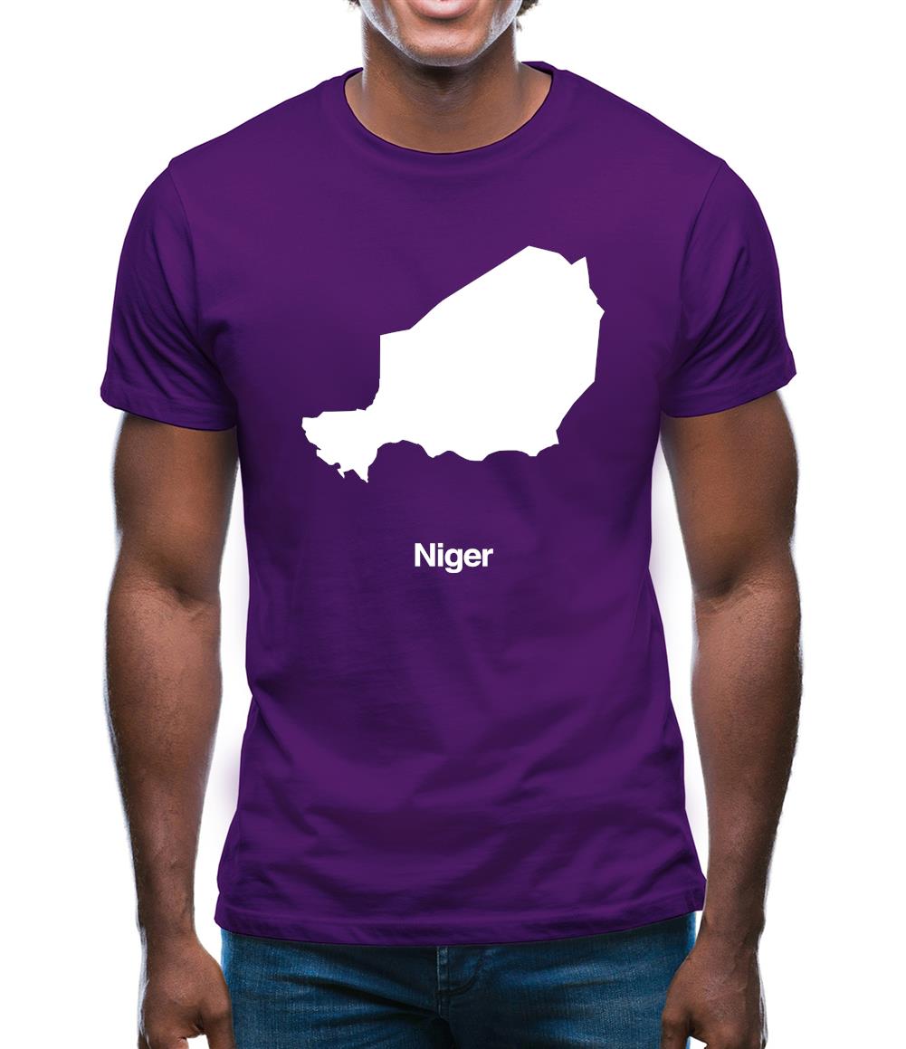Niger Silhouette Mens T-Shirt