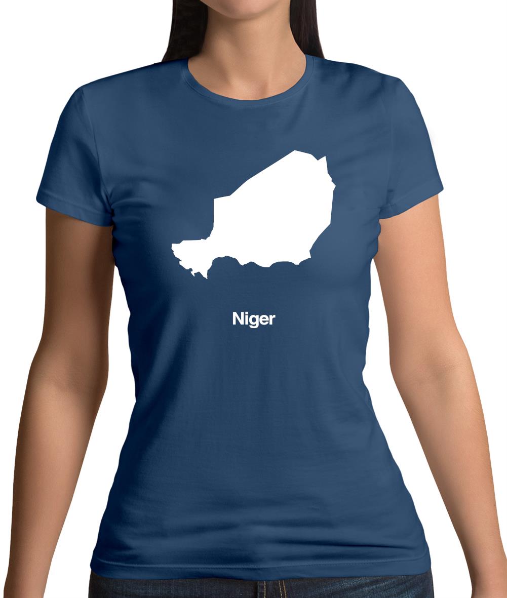 Niger Silhouette Womens T-Shirt Niger Silhouette Womens T-Shirt
