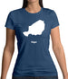 Niger Silhouette Womens T-Shirt Niger Silhouette Womens T-Shirt