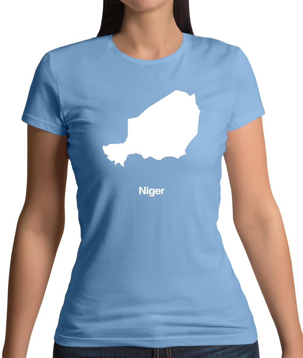 Niger Silhouette Womens T-Shirt Niger Silhouette Womens T-Shirt