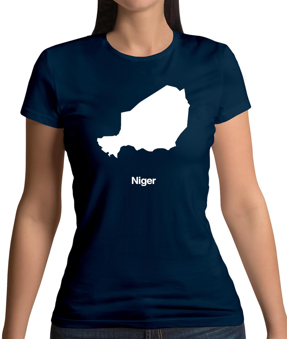 Niger Silhouette Womens T-Shirt Niger Silhouette Womens T-Shirt