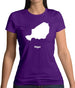 Niger Silhouette Womens T-Shirt Niger Silhouette Womens T-Shirt