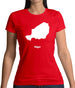 Niger Silhouette Womens T-Shirt Niger Silhouette Womens T-Shirt