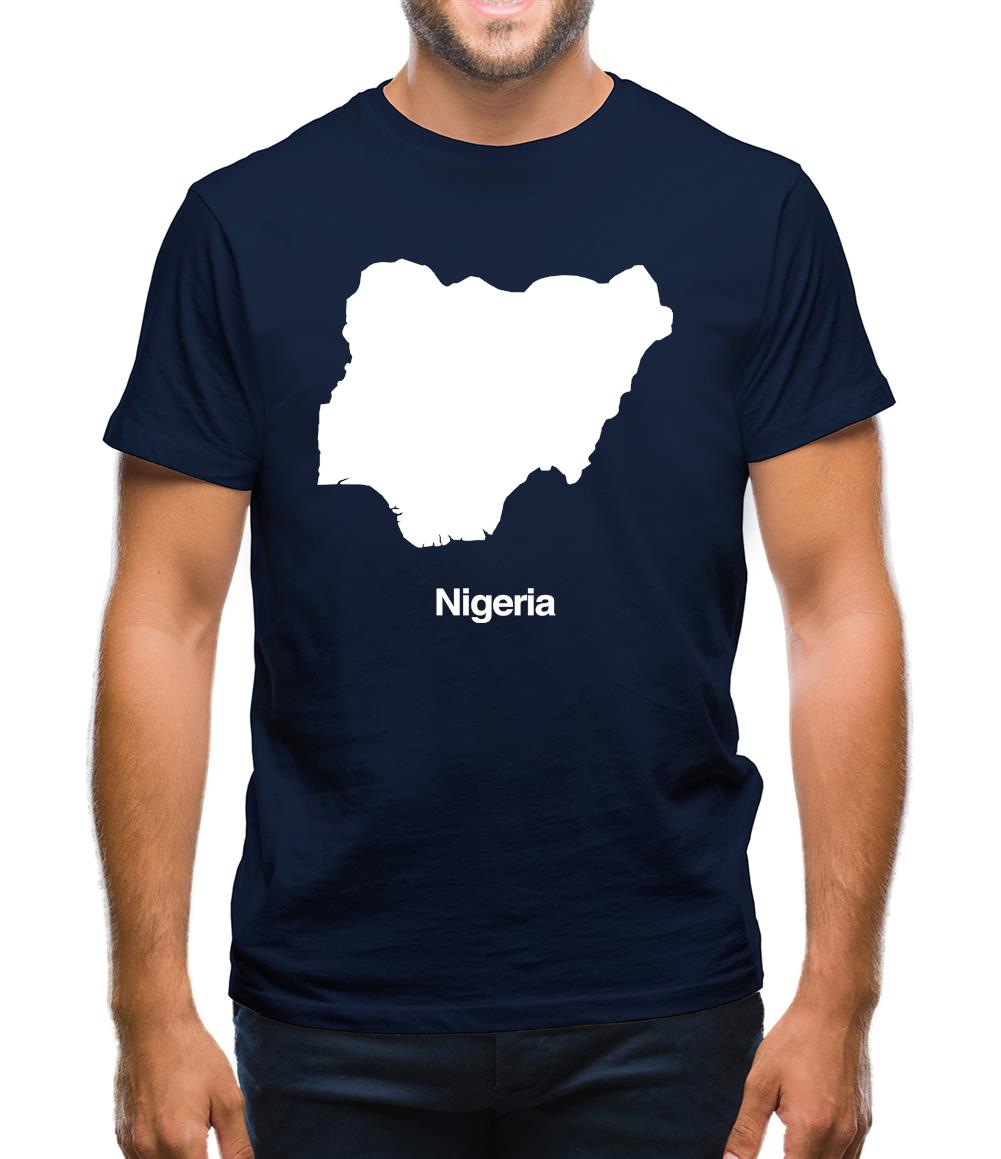 Nigeria Silhouette Mens T-Shirt Nigeria Silhouette Mens T-Shirt
