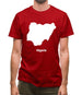 Nigeria Silhouette Mens T-Shirt Nigeria Silhouette Mens T-Shirt