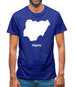 Nigeria Silhouette Mens T-Shirt Nigeria Silhouette Mens T-Shirt