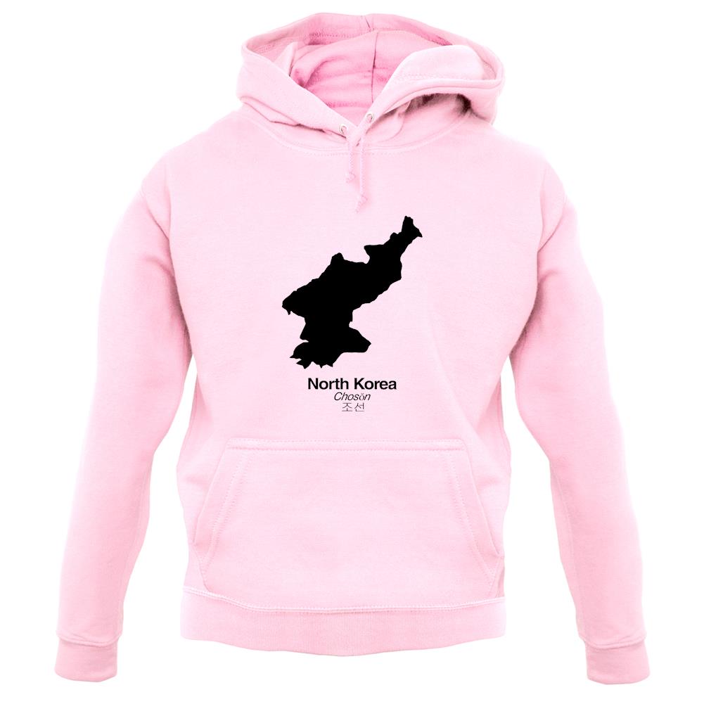 North Korea Silhouette unisex hoodie North Korea Silhouette unisex hoodie