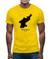 North Korea Silhouette Mens T-Shirt North Korea Silhouette Mens T-Shirt
