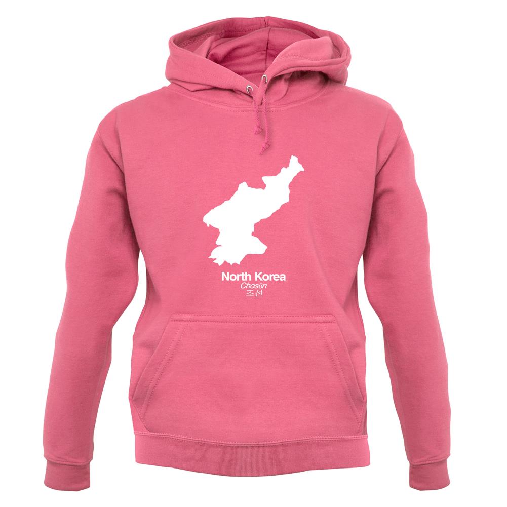 North Korea Silhouette unisex hoodie North Korea Silhouette unisex hoodie