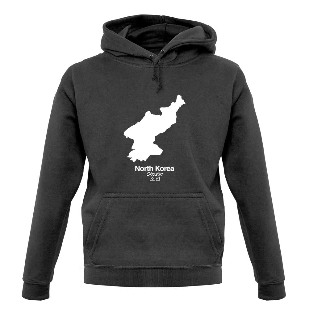 North Korea Silhouette unisex hoodie North Korea Silhouette unisex hoodie