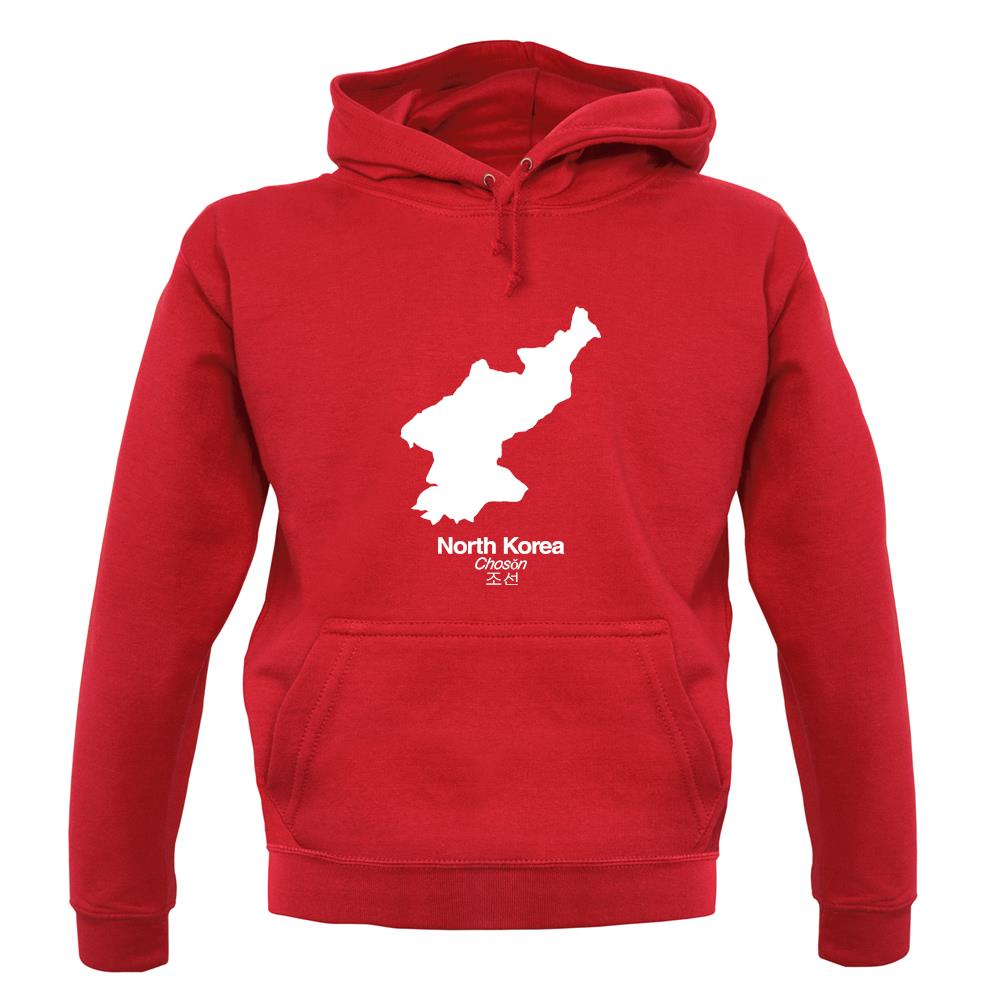 North Korea Silhouette unisex hoodie North Korea Silhouette unisex hoodie