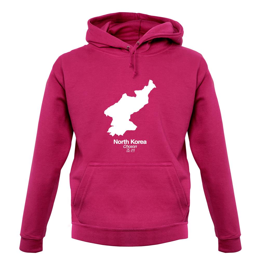 North Korea Silhouette unisex hoodie North Korea Silhouette unisex hoodie