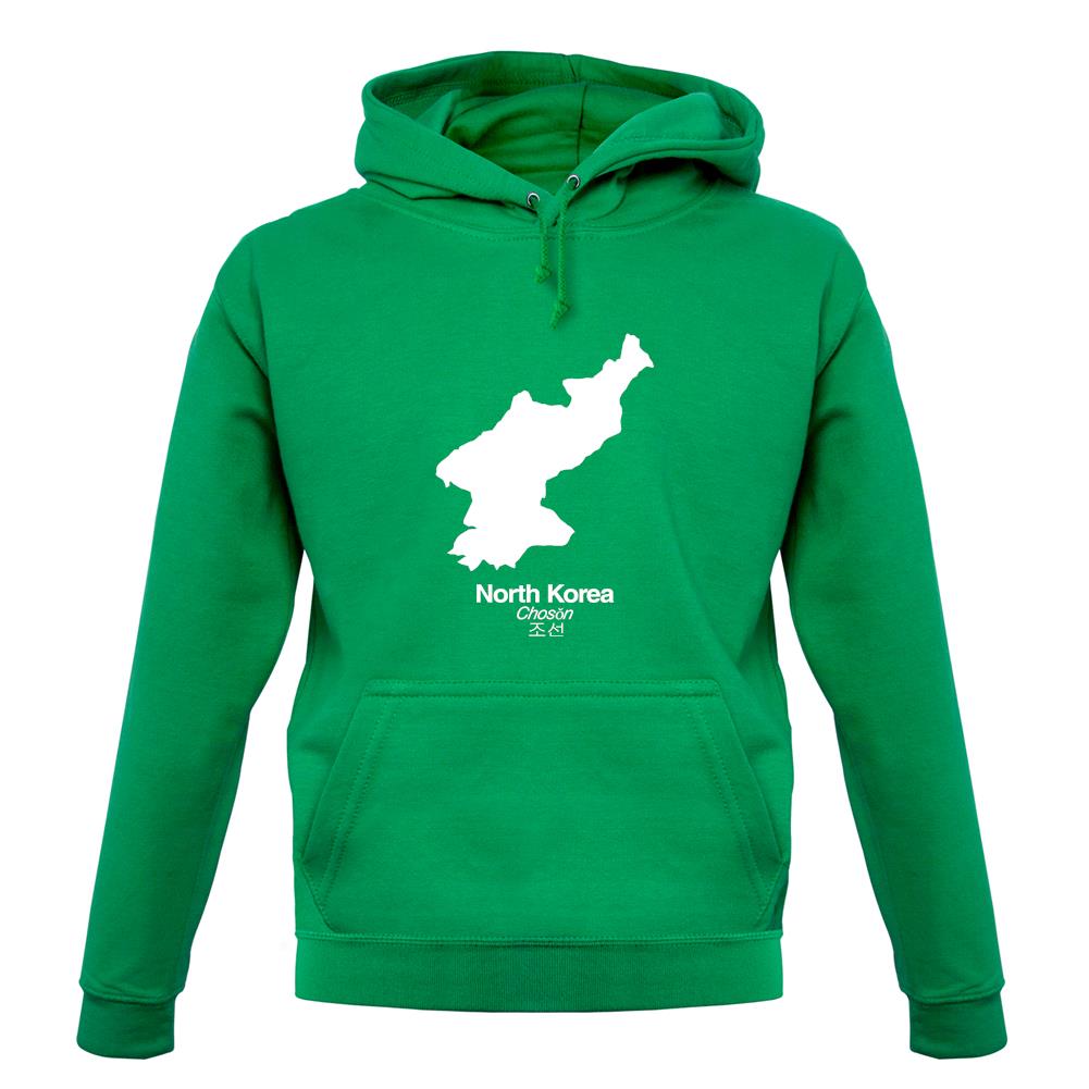 North Korea Silhouette unisex hoodie North Korea Silhouette unisex hoodie