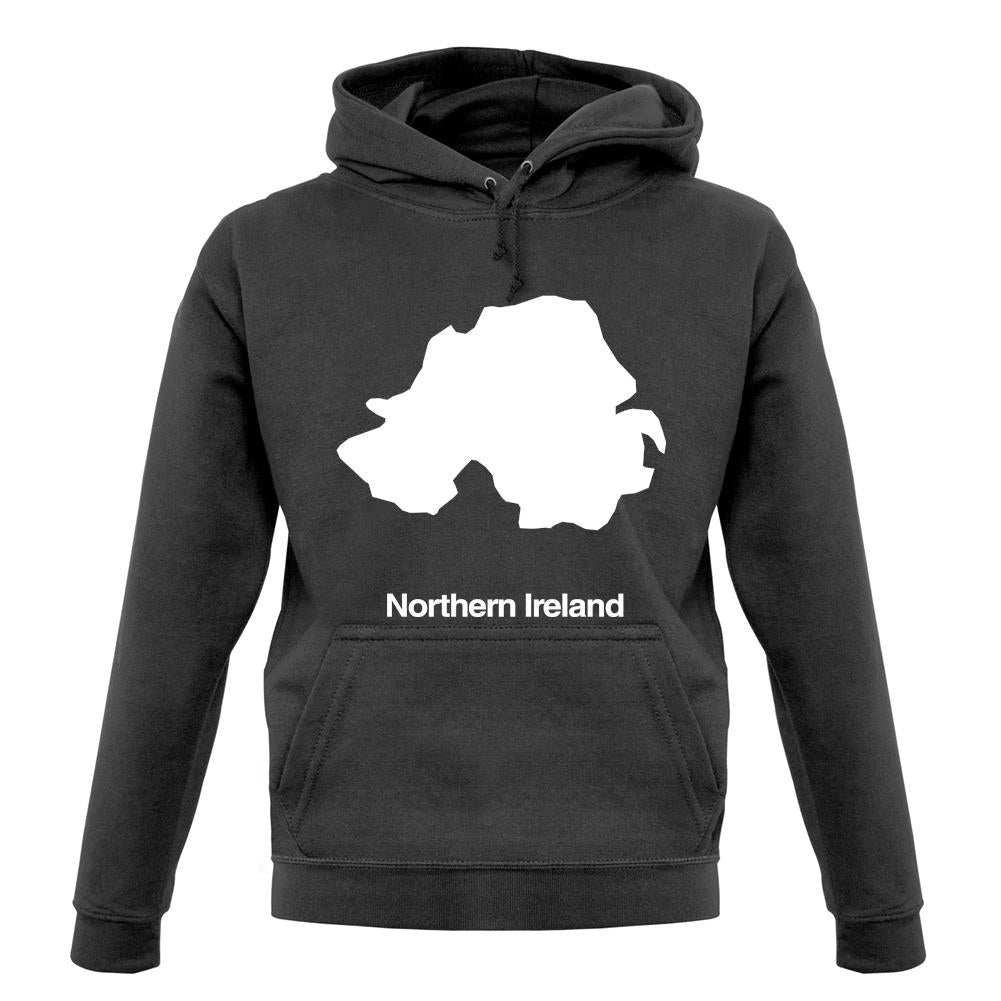 Northern Ireland Silhouette unisex hoodie Northern Ireland Silhouette unisex hoodie