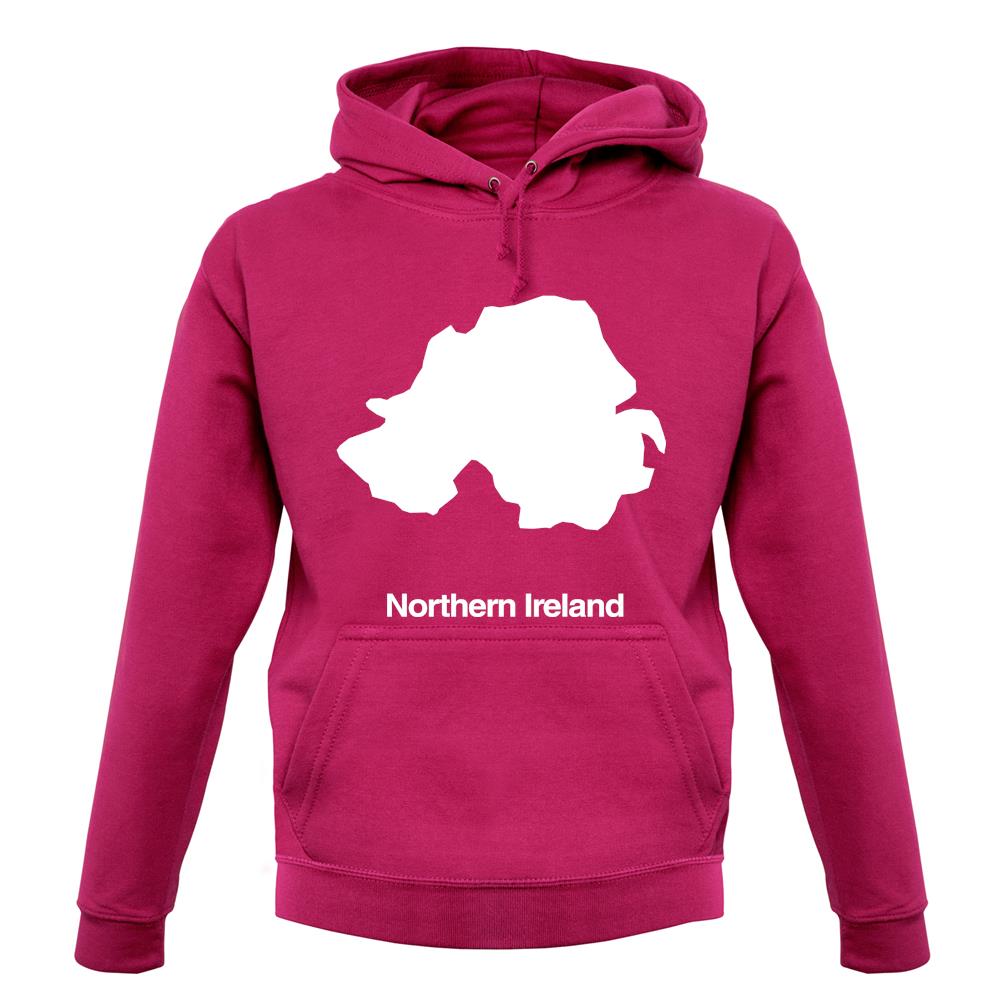 Northern Ireland Silhouette unisex hoodie Northern Ireland Silhouette unisex hoodie
