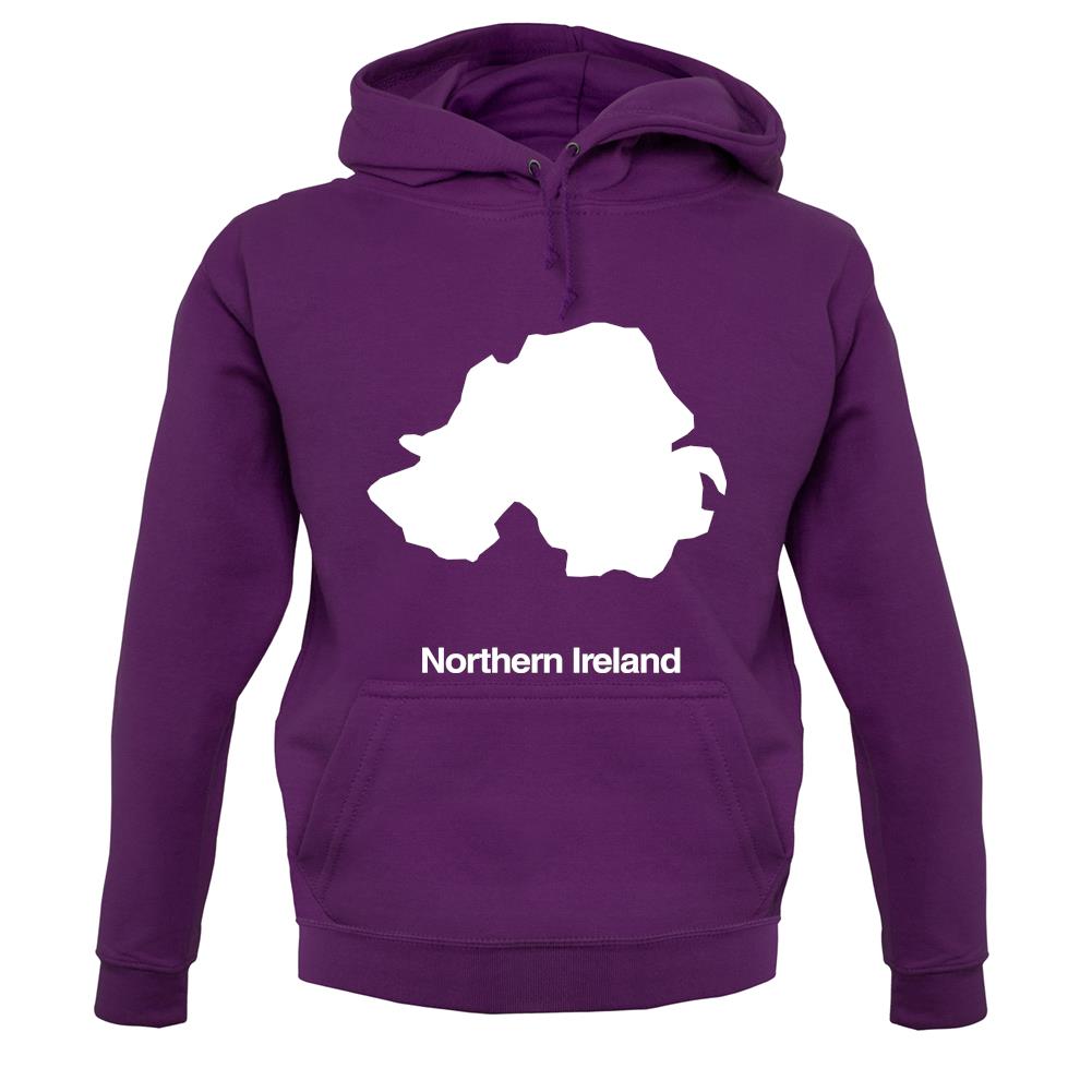Northern Ireland Silhouette unisex hoodie Northern Ireland Silhouette unisex hoodie