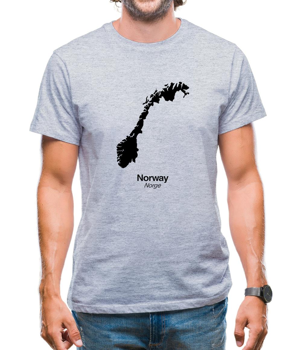 Norway Silhouette Mens T-Shirt Norway Silhouette Mens T-Shirt