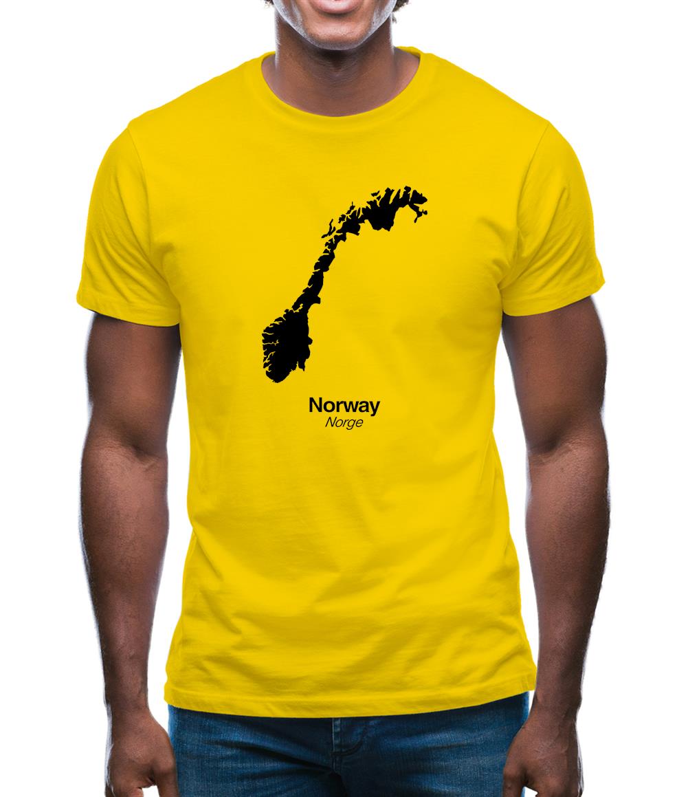 Norway Silhouette Mens T-Shirt Norway Silhouette Mens T-Shirt
