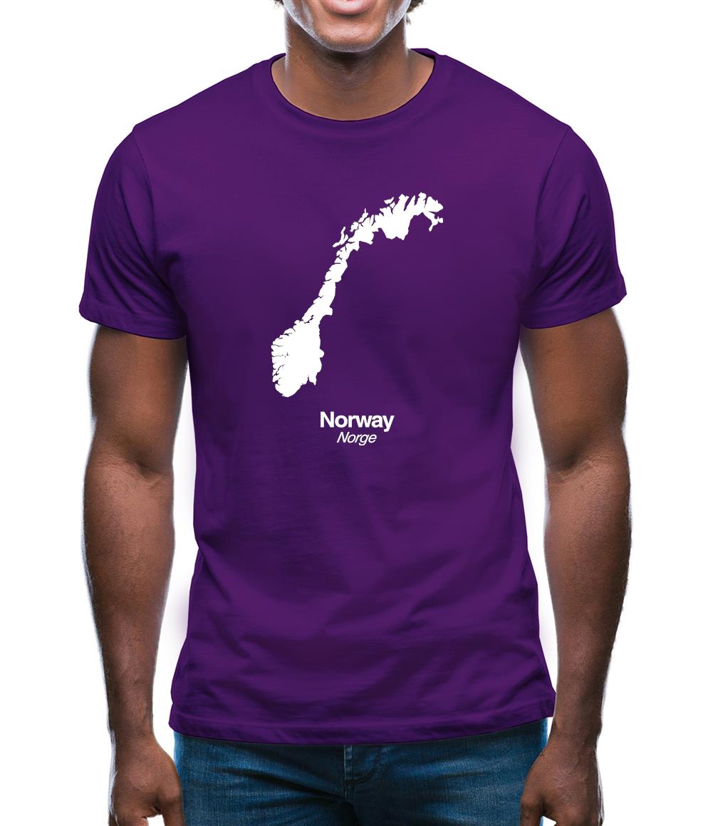 Norway Silhouette Mens T-Shirt Norway Silhouette Mens T-Shirt