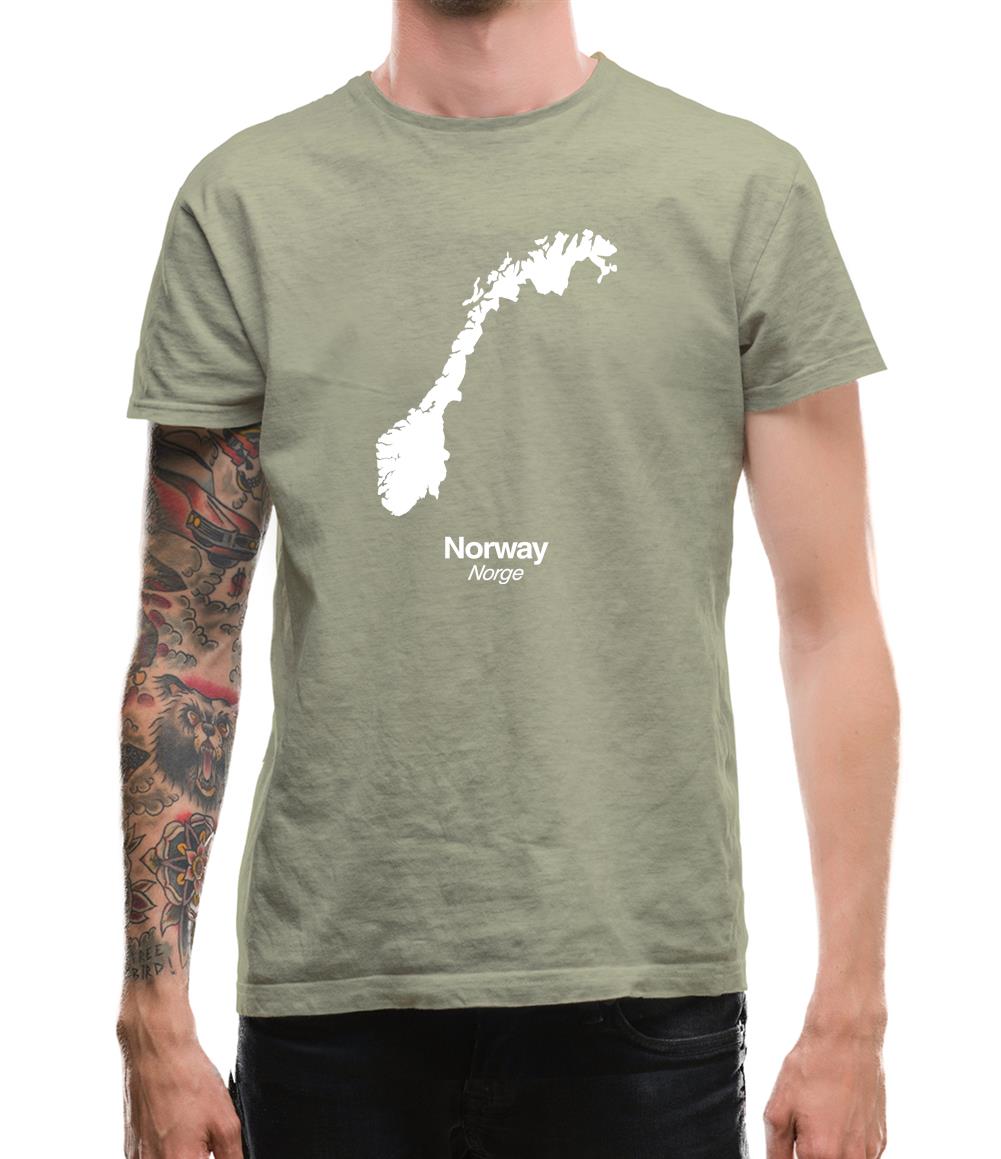 Norway Silhouette Mens T-Shirt Norway Silhouette Mens T-Shirt