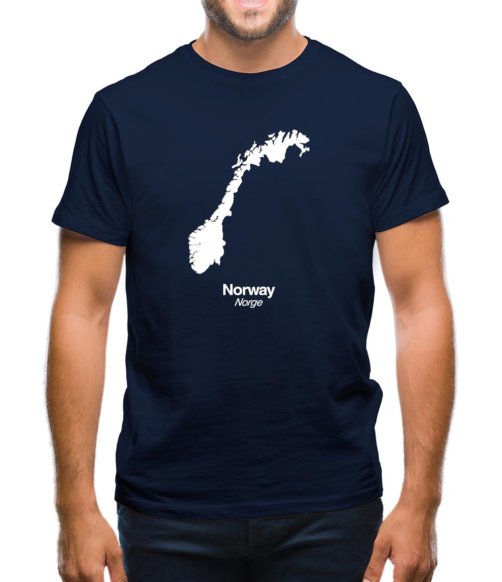 Norway Silhouette Mens T-Shirt Norway Silhouette Mens T-Shirt