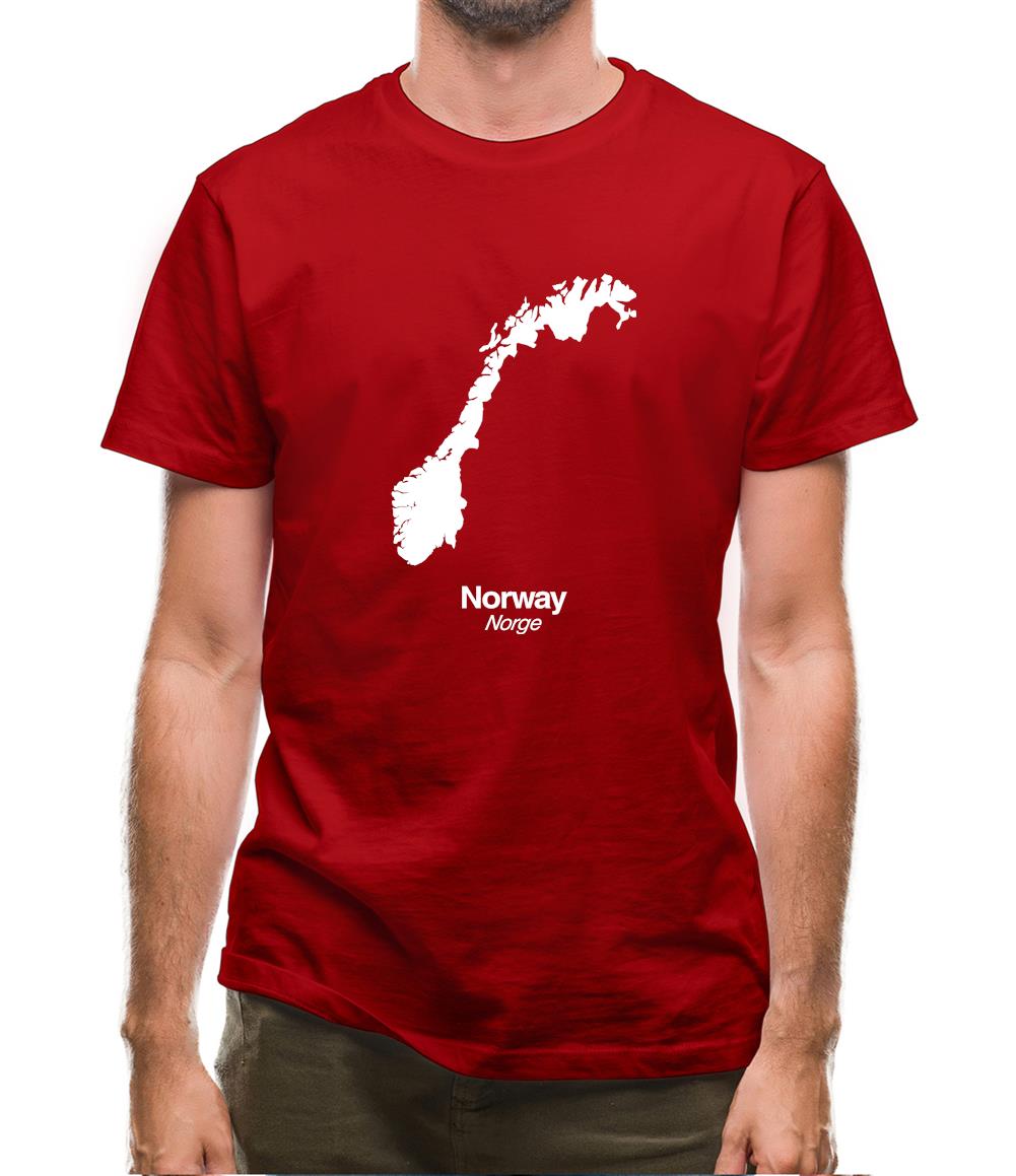 Norway Silhouette Mens T-Shirt Norway Silhouette Mens T-Shirt