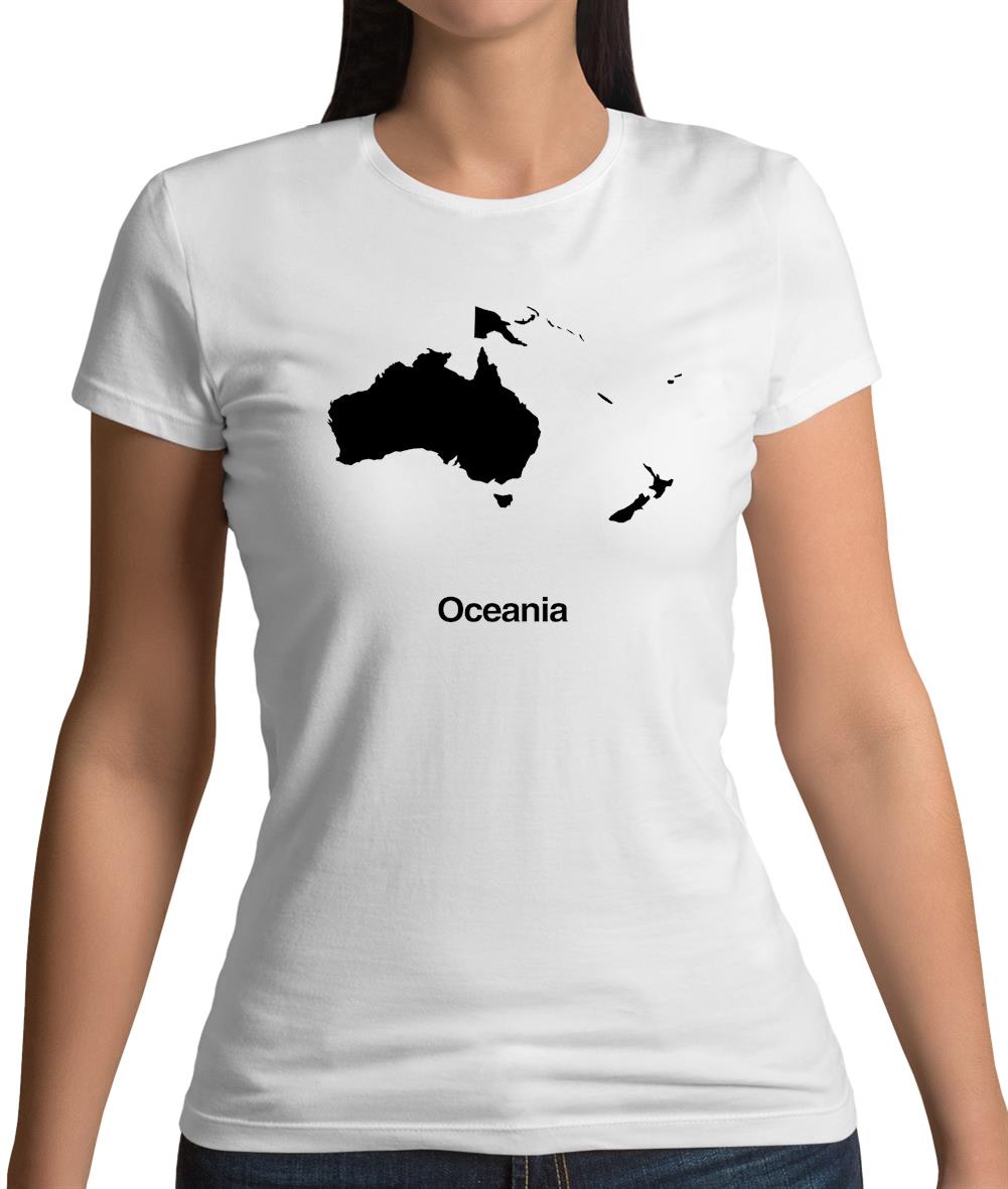 Oceania Silhouette Womens T-Shirt Oceania Silhouette Womens T-Shirt