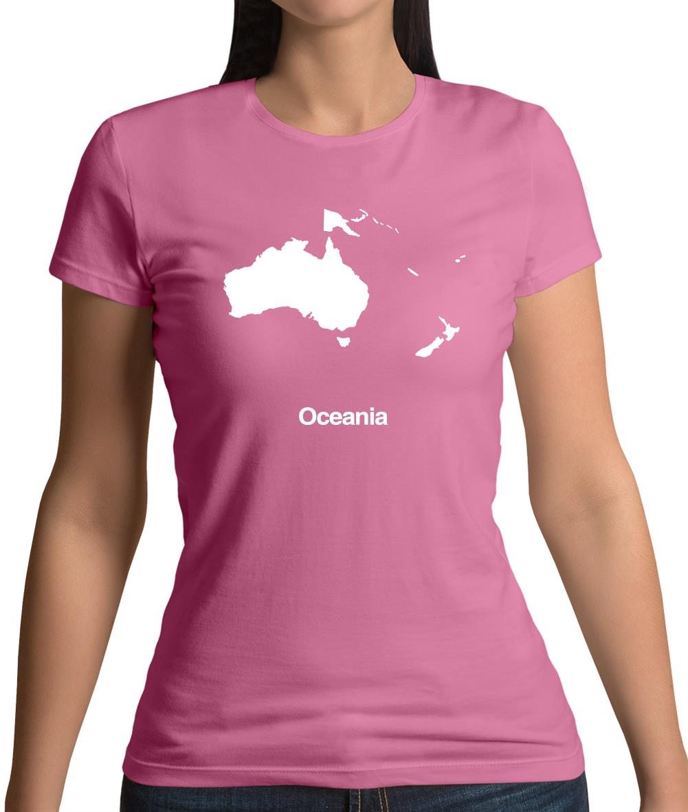 Oceania Silhouette Womens T-Shirt Oceania Silhouette Womens T-Shirt