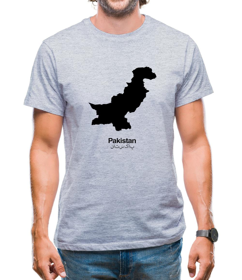 Pakistan Silhouette Mens T-Shirt