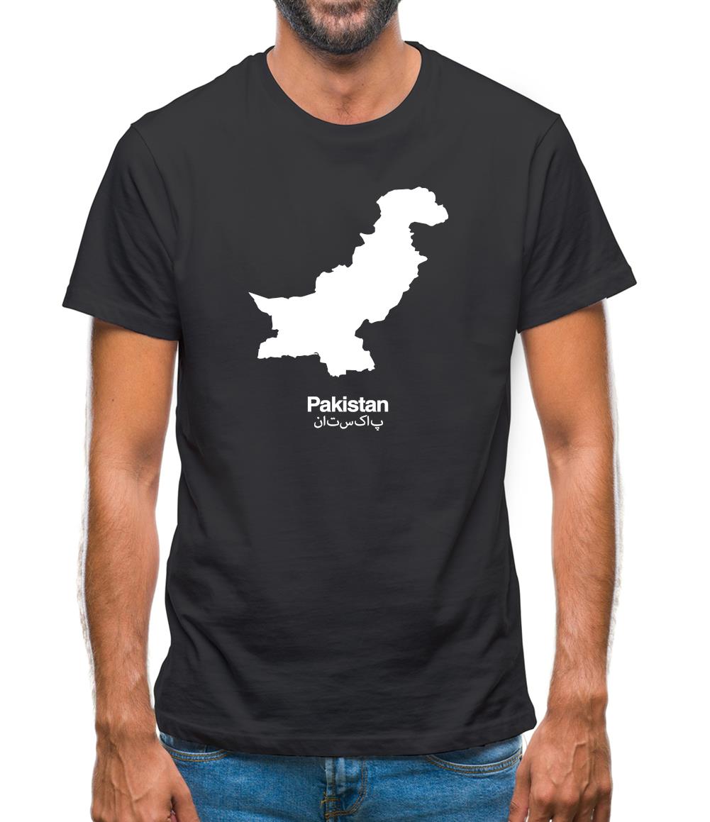 Pakistan Silhouette Mens T-Shirt Pakistan Silhouette Mens T-Shirt