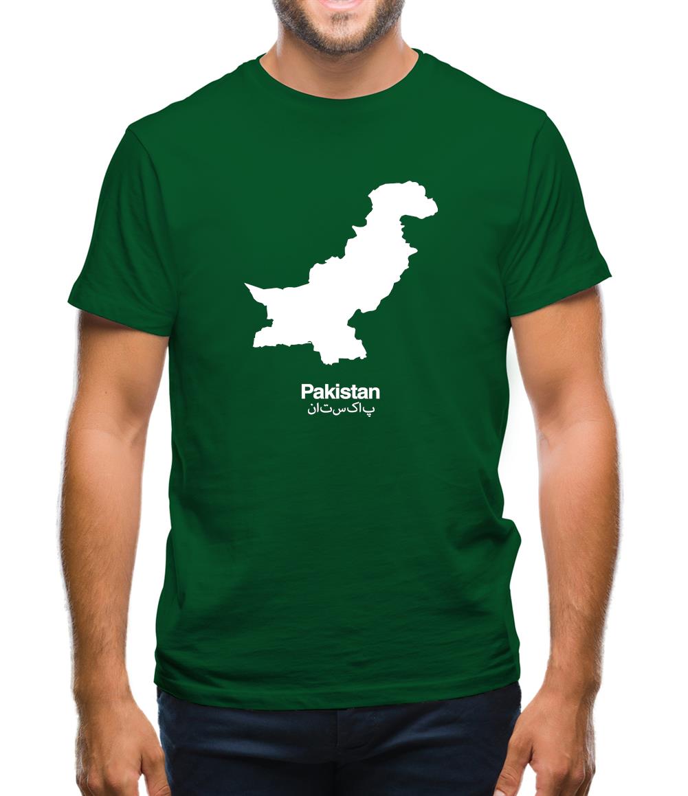 Pakistan Silhouette Mens T-Shirt Pakistan Silhouette Mens T-Shirt