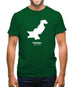 Pakistan Silhouette Mens T-Shirt Pakistan Silhouette Mens T-Shirt