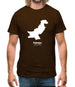 Pakistan Silhouette Mens T-Shirt Pakistan Silhouette Mens T-Shirt