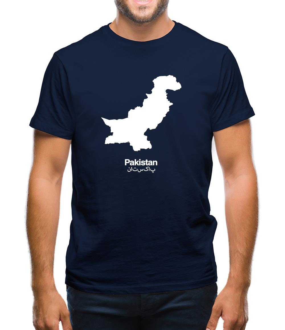 Pakistan Silhouette Mens T-Shirt Pakistan Silhouette Mens T-Shirt