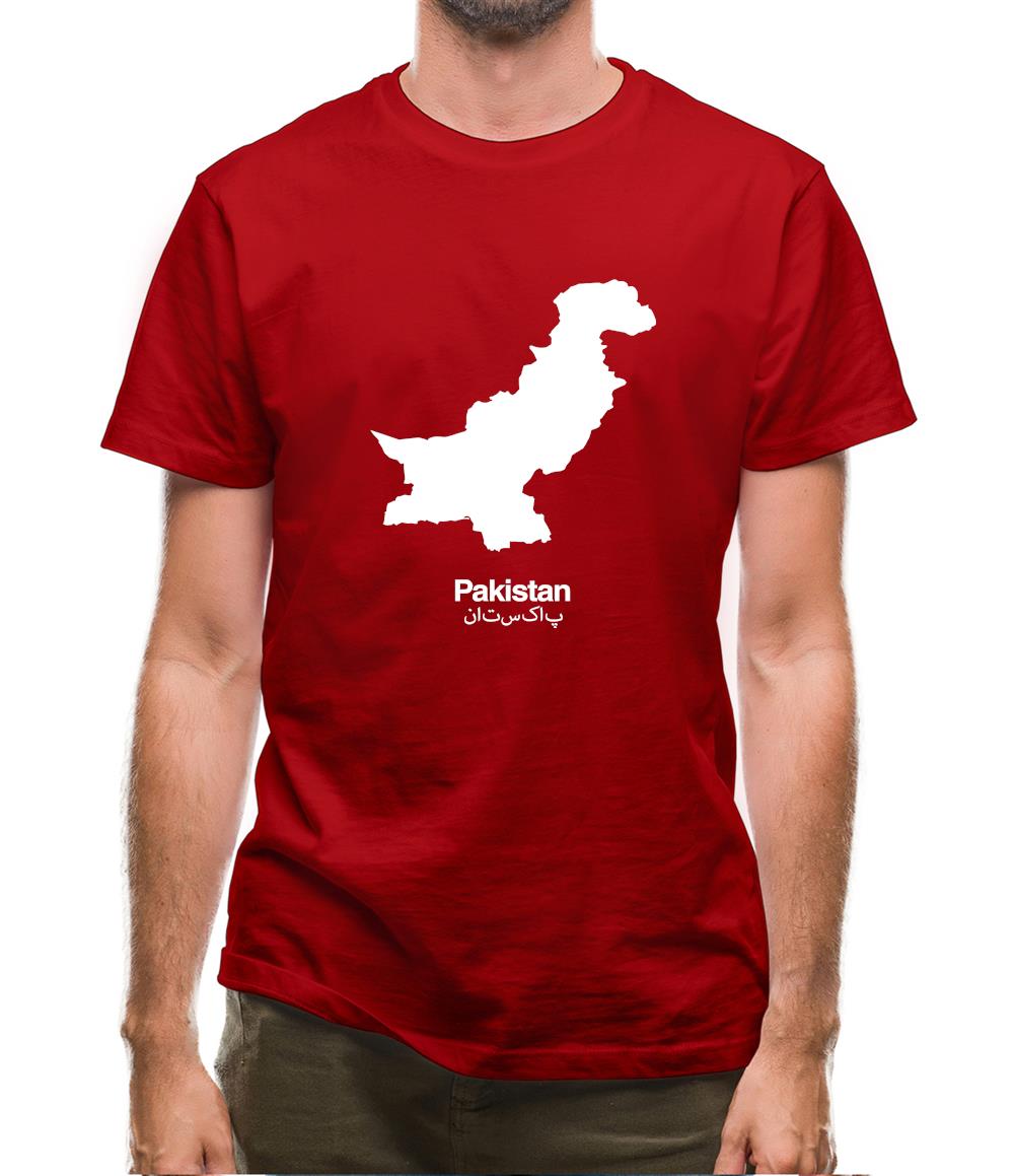 Pakistan Silhouette Mens T-Shirt Pakistan Silhouette Mens T-Shirt