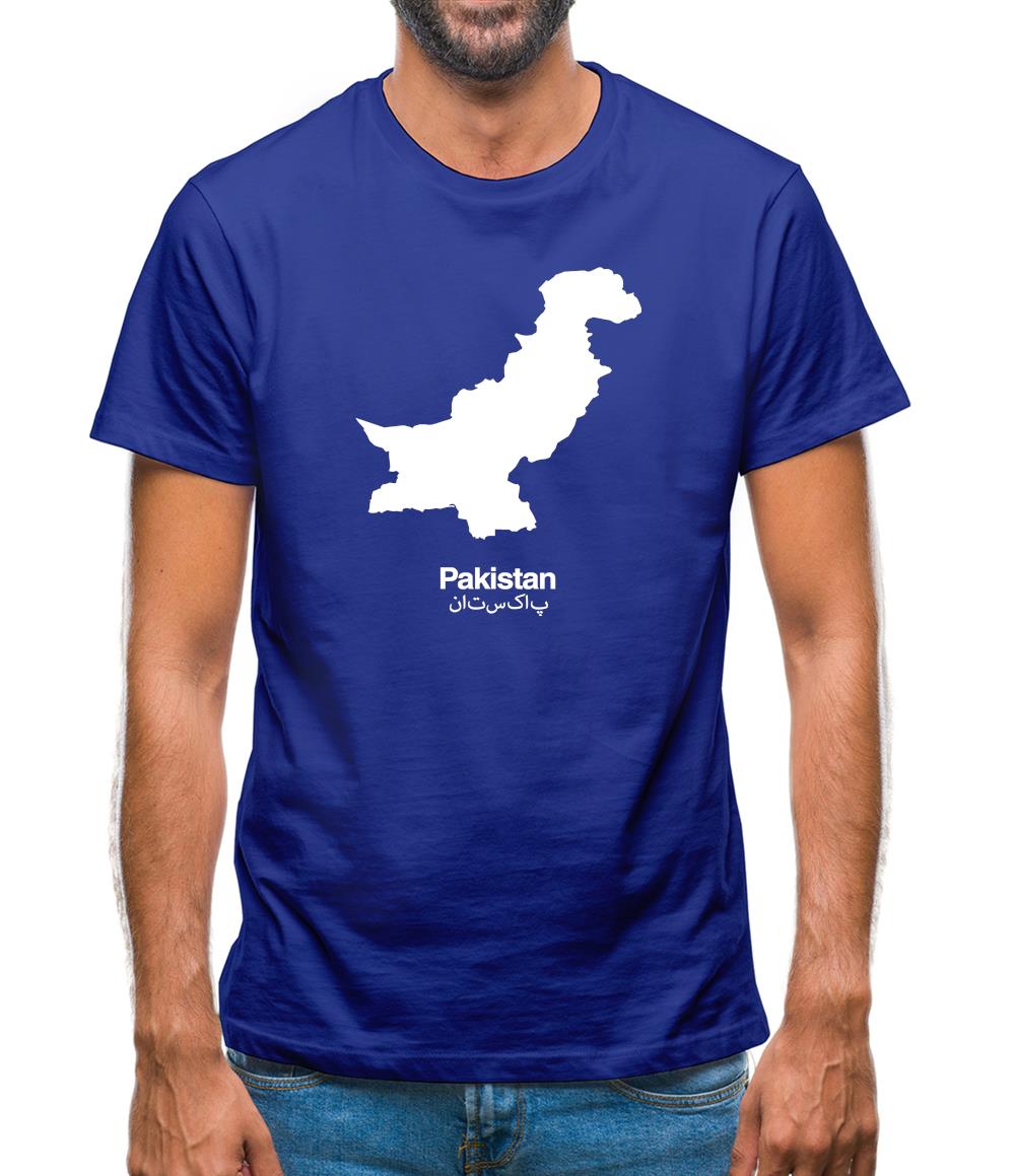 Pakistan Silhouette Mens T-Shirt Pakistan Silhouette Mens T-Shirt